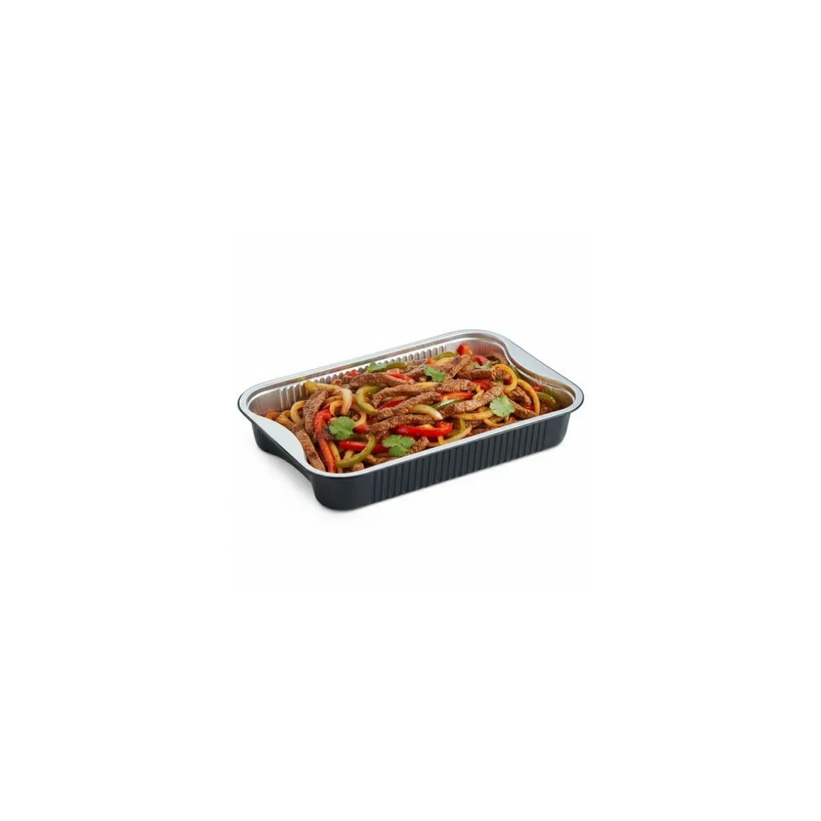 Barquette aluminium noir lisse Ready2Cook 1896 ml - par 100