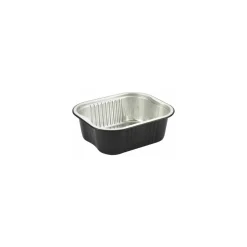 Barquette aluminium noir lisse Ready2Cook 579 ml - par 150