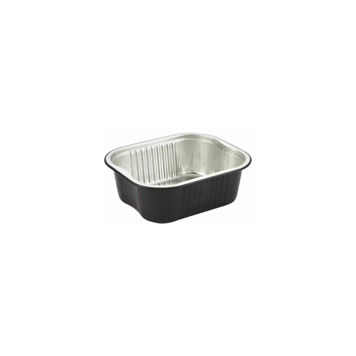Barquette aluminium noir lisse Ready2Cook 579 ml - par 150