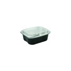 Barquette aluminium noir lisse Ready2Cook 579 ml - par 150