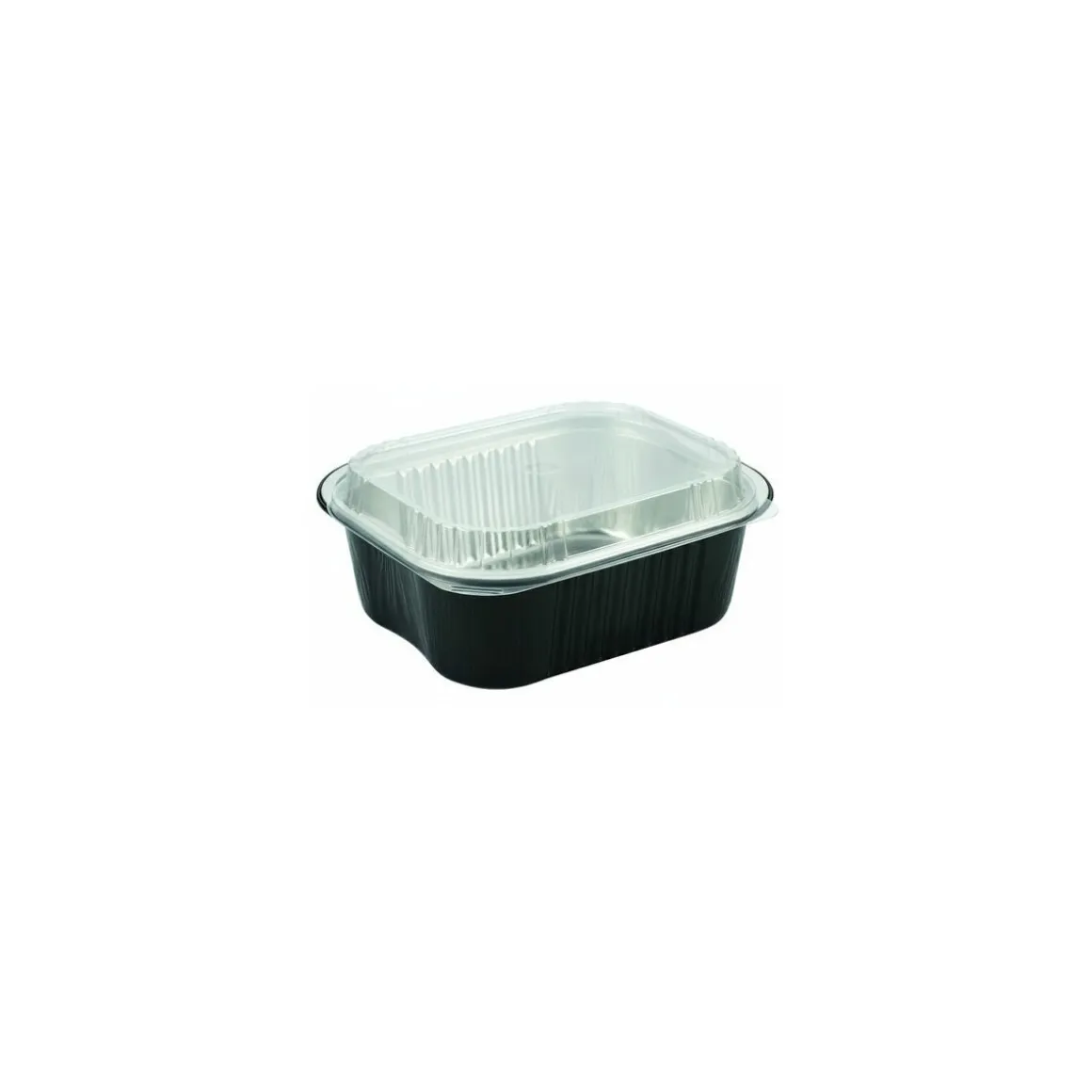Barquette aluminium noir lisse Ready2Cook 579 ml - par 150