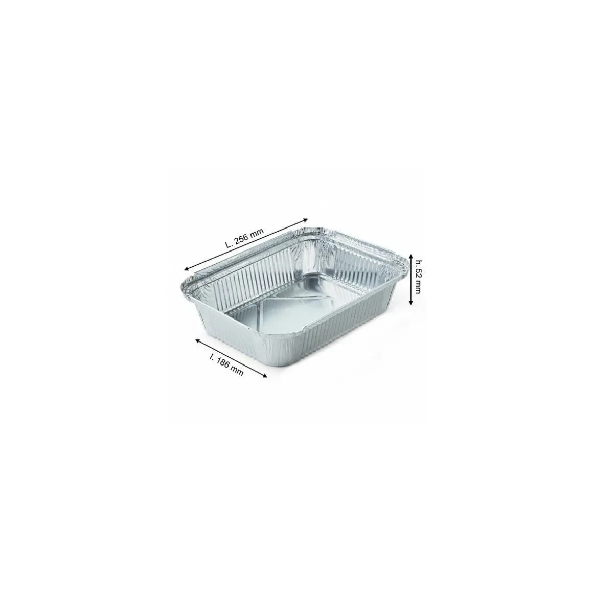 Barquette aluminium operculable 1850 ml - par 100