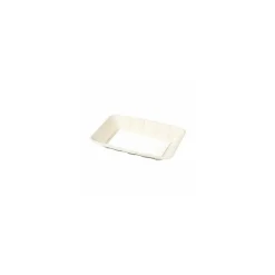 Barquette bagasse avec buvard 21,8 x 13,5 x 2,5 cm - par 300