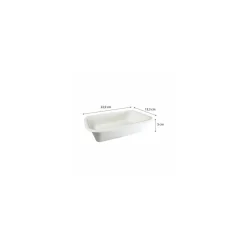 Barquette bagasse 850 ml - par 125