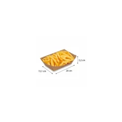 Barquette bateau carton kraft 75 cl - par 250