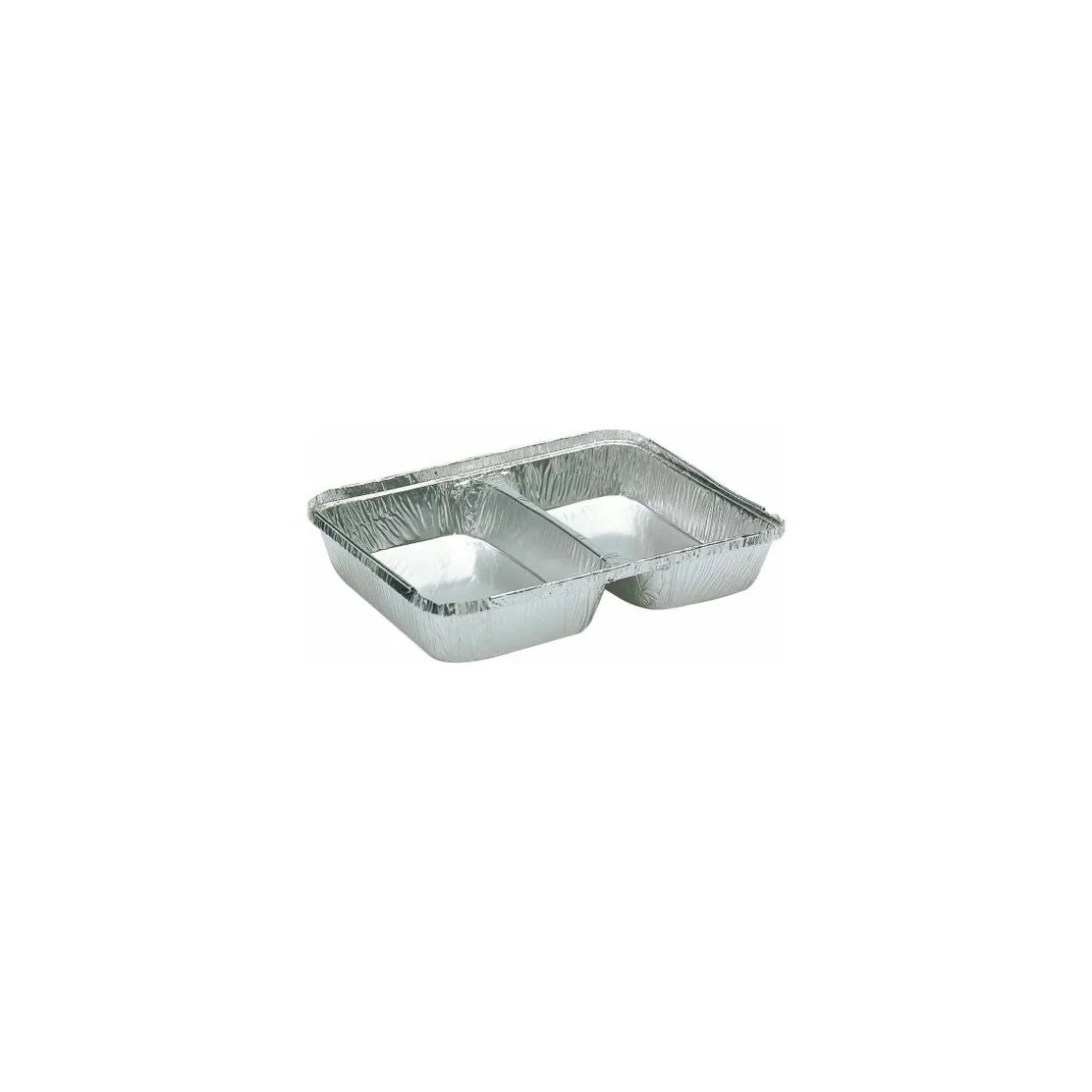 Barquette 2 compartiments rabattable 77,5 cl - par 100