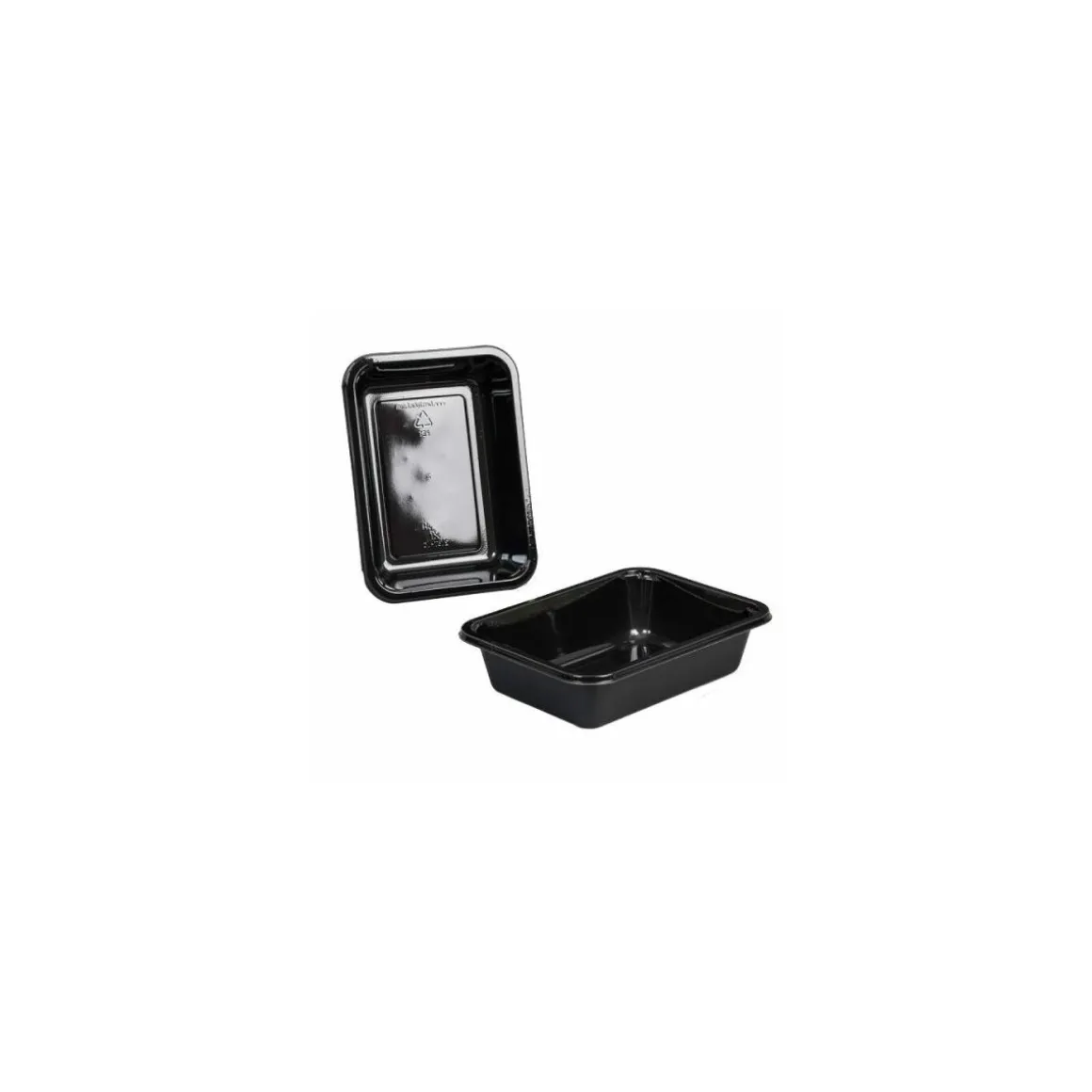 Barquette CPET scellable noir 65 cl - par 500