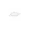 Barquette noire micro-ondable ovale 700 ml - par 280