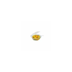 Barquette plastique Alphatop 250 ml micro-ondable avec couvercle - par 50