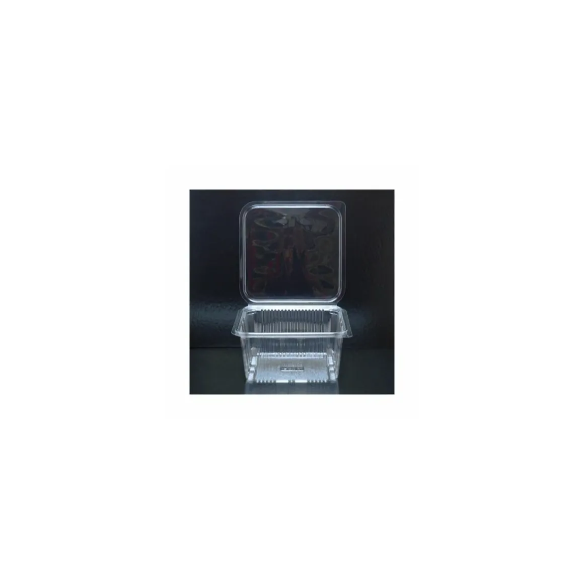 Barquette plastique avec couvercle Optipack 2000 ml - par 240