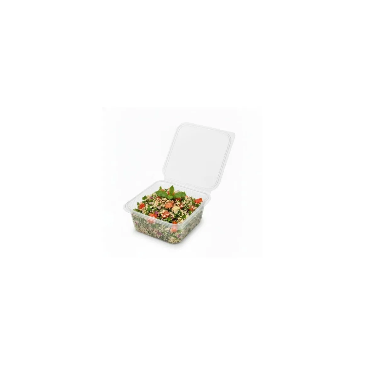 Barquette plastique avec couvercle Optipack 500 ml - par 600