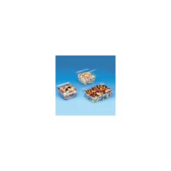 Barquette plastique avec couvercle Optipack 500 ml - par 600