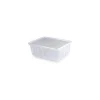 Barquette plastique micro-ondable 1350 ml avec couvercle - par 100