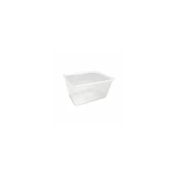 Barquette plastique micro-ondable 1800 ml avec couvercle - par 100