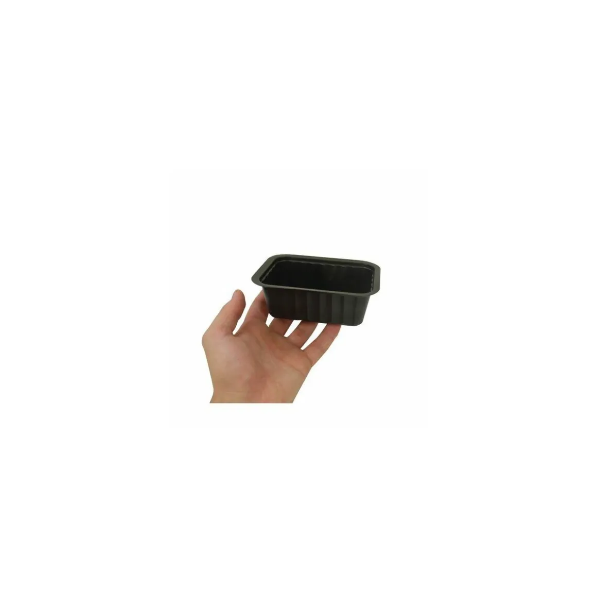 Barquette plastique noire scellable 375 ml - par 100