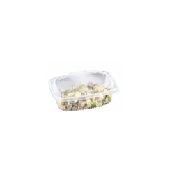 Barquette plastique transparente avec couvercle Ondipack 750 ml - par 50