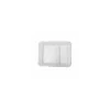 Barquette plastique transparente 2 compartiments scellable Alphacel 1380 ml - par 420