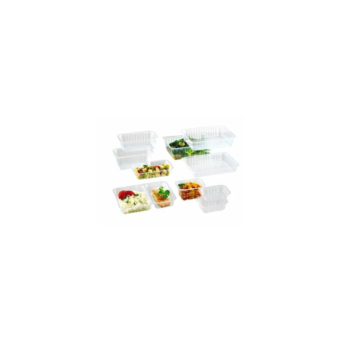 Barquette plastique transparente scellable 310 ml - par 200