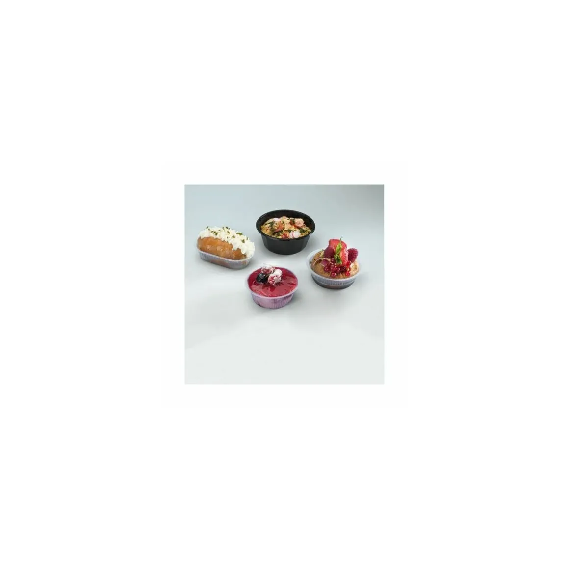 Barquette ronde PS 12 cl ⌀ 92 mm - par 1000
