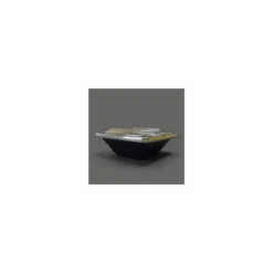 Barquette salade Pyramipack noire 250 ml avec couvercle - par 40