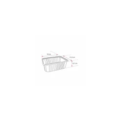 Barquette scellable noir PROChef PP 1000 ml - par 300