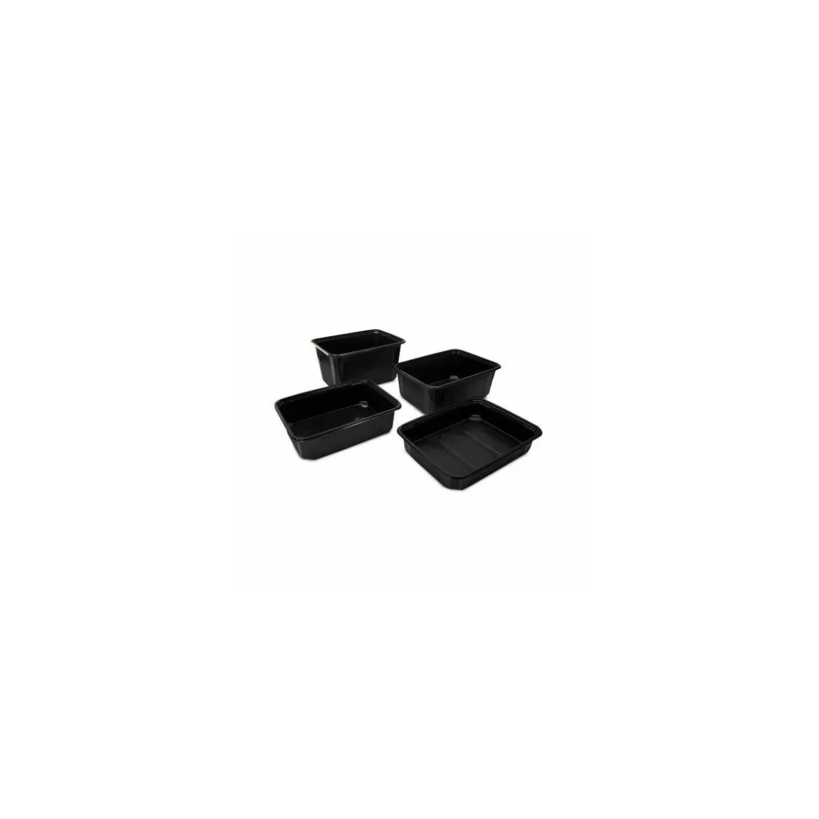 Barquette scellable noir PROChef PP 750 ml - par 300