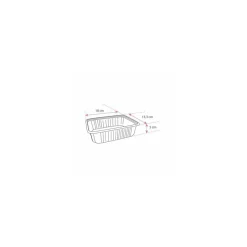 Barquette scellable noir PROChef PP 750 ml - par 300