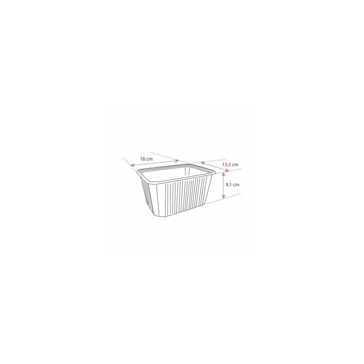 Barquette scellable PROChef PP 150 cl - par 300