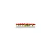 Barrette blanche roses rouges 25 cm - par 12