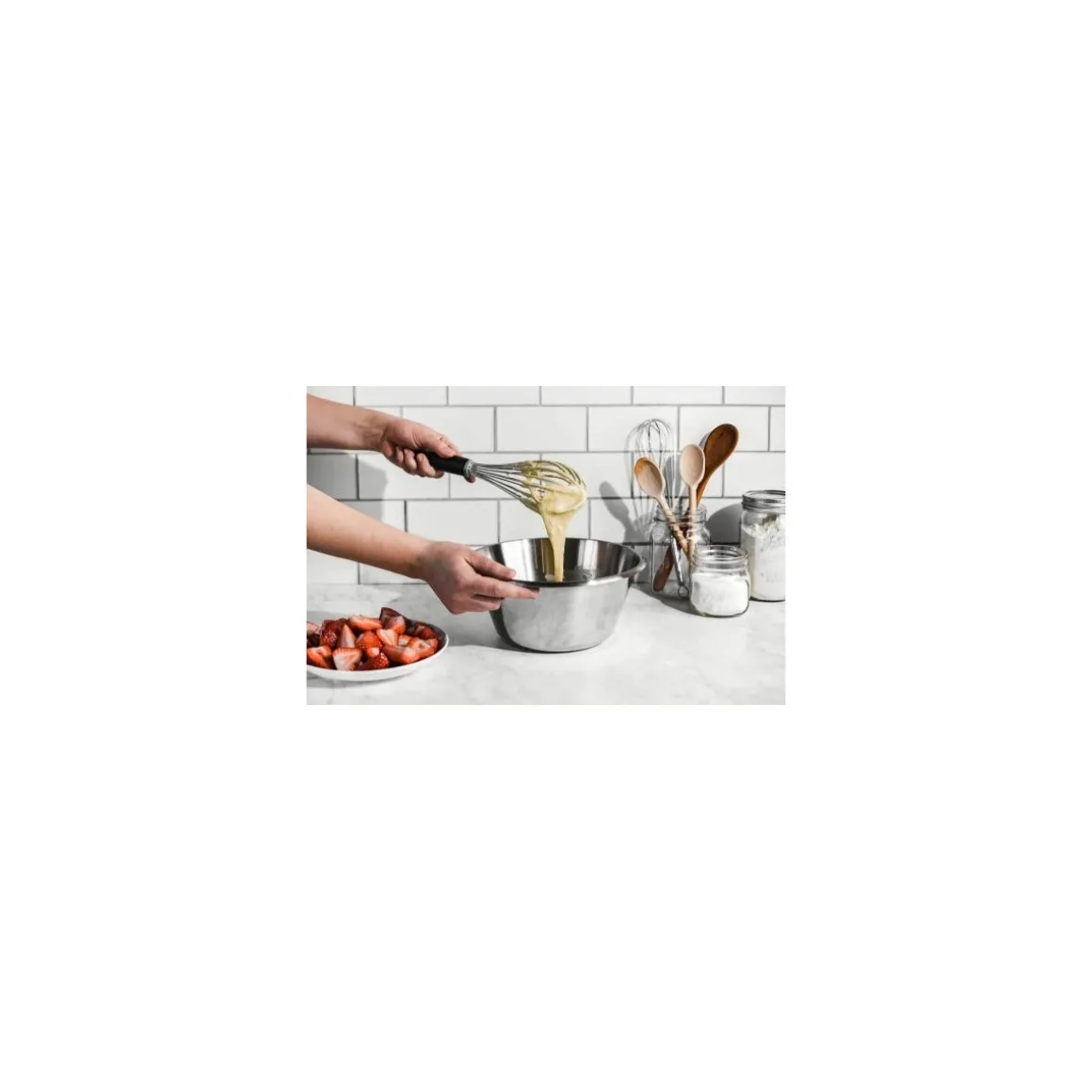 Bassine pâtissière inox fond plat ø 20 cm