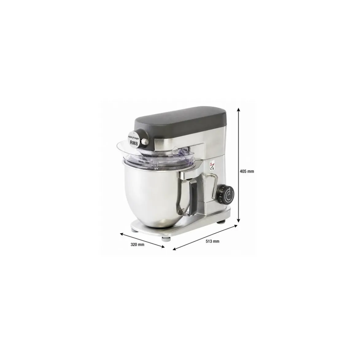 Batteur mélangeur RM8 AP 7,6 L 230V monophasé + 3 accessoires