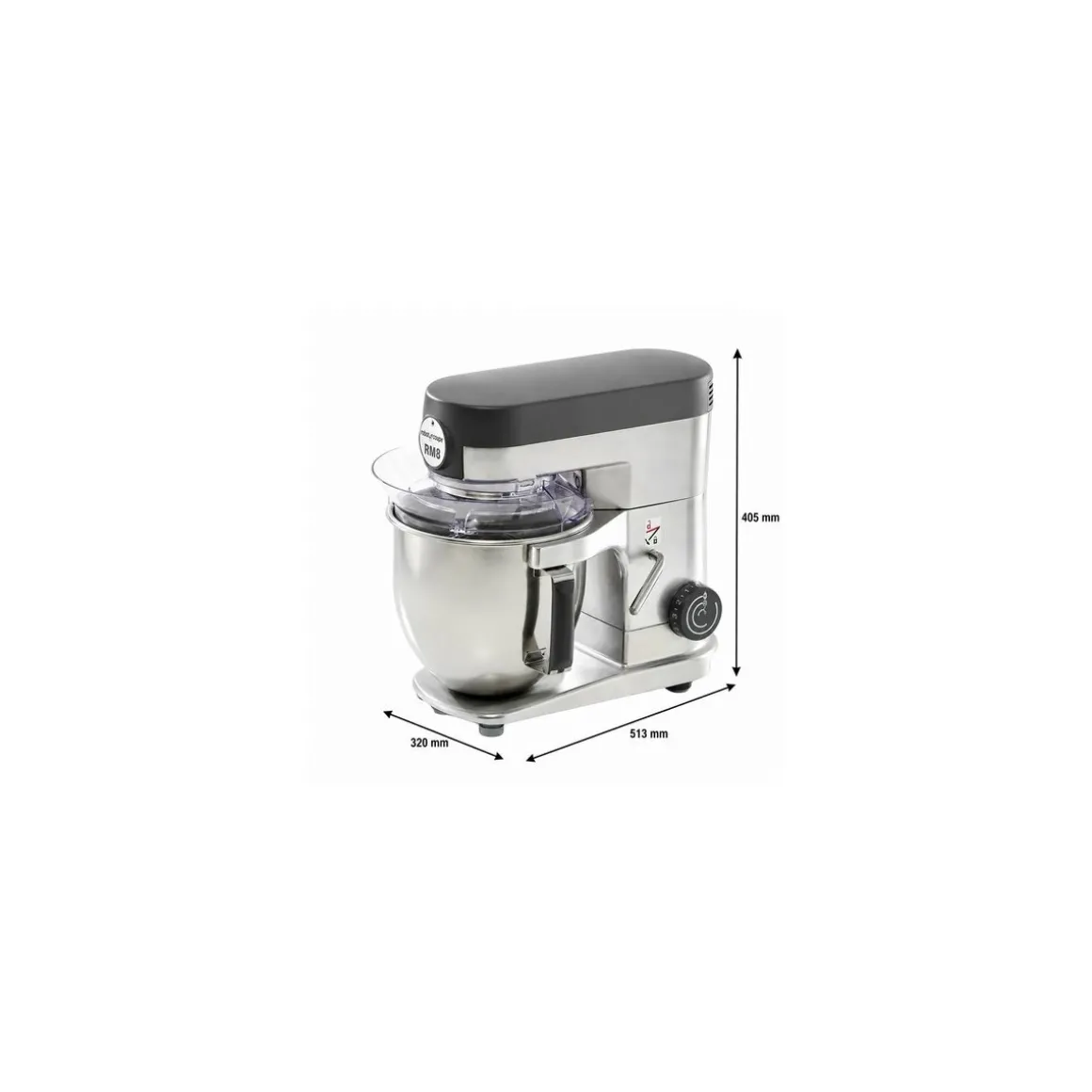 Batteur mélangeur RM8 SP 7,6 L 230V monophasé + 3 accessoires