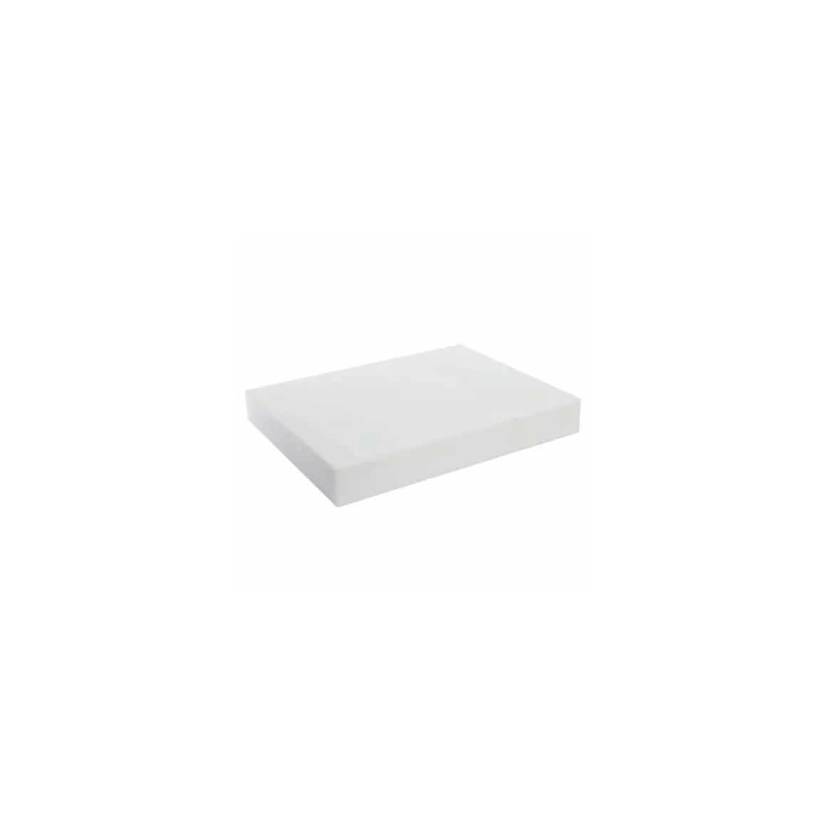 Billot blanc PEHD 60 x 50 x 10 cm