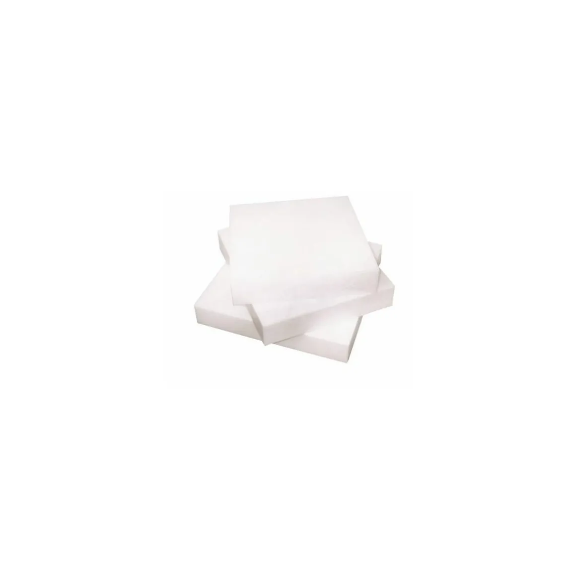 Billot blanc PEHD 50 x 50 x 10 cm