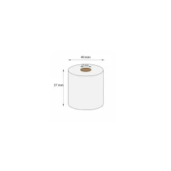Bobine thermique continu 5,7 x 4 x 1,2 cm - par 50