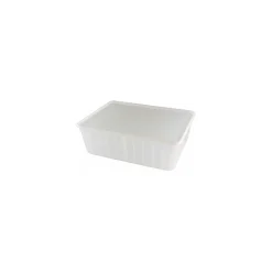 Boite Carty blanche avec couvercle 3000 ml - par 90