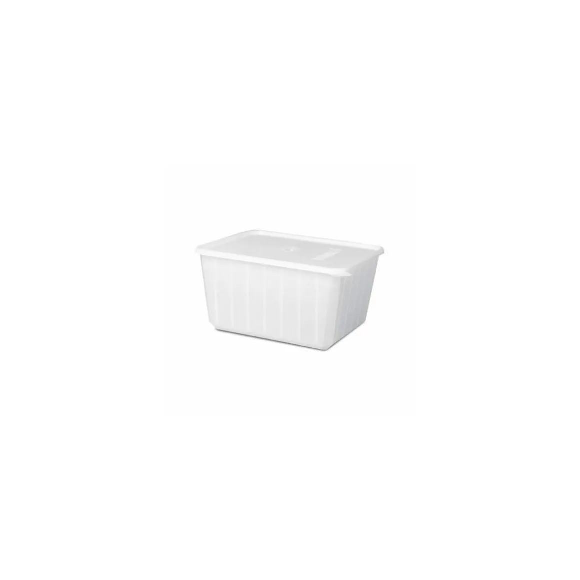 Boite Carty blanche avec couvercle 1800 ml - par 100