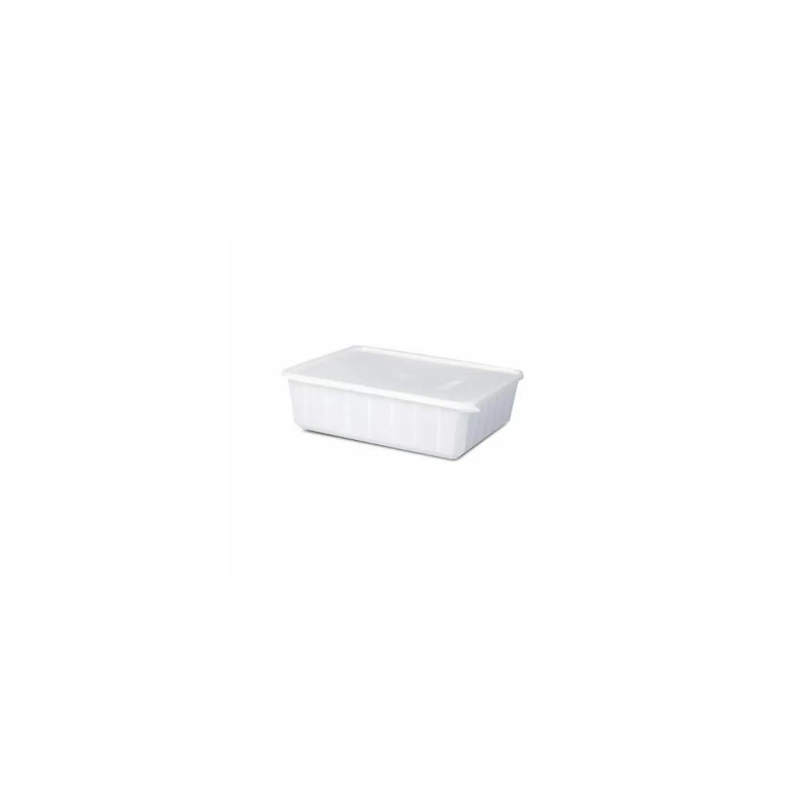 Boite Carty blanche avec couvercle 1100 ml - par 100