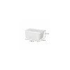 Boite Carty blanche avec couvercle 750 ml - par 200