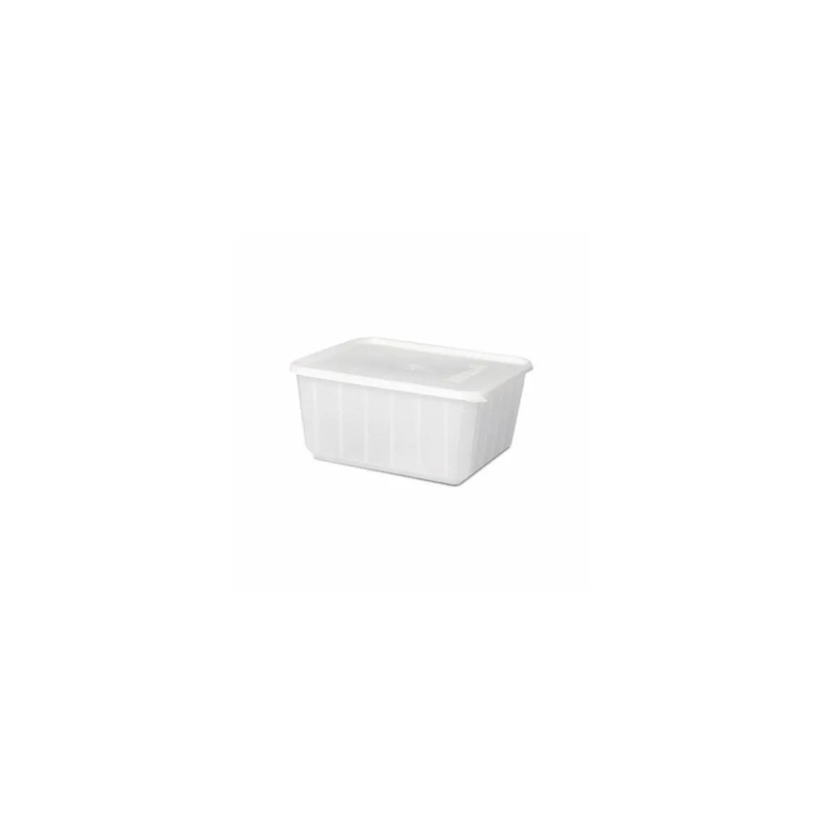 Boite Carty blanche avec couvercle 750 ml - par 200