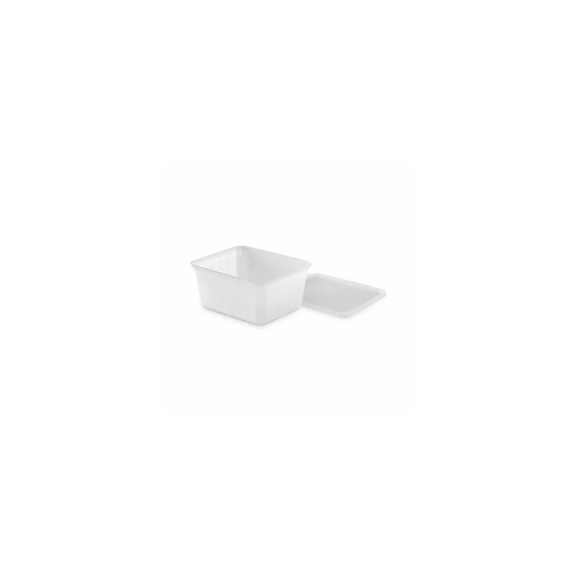 Boite Carty blanche avec couvercle 750 ml - par 200