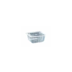 Boite Carty transparente avec couvercle PP 450 ml - par 25