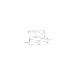 Boite planche carton 455 x 190 x 50 mm - par 20