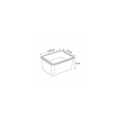 Boite Prestipack transparente 900 ml avec couvercle - par 30