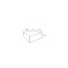 Boite pâtissière blanche en carton 16 x 11 x 10 cm - par 25