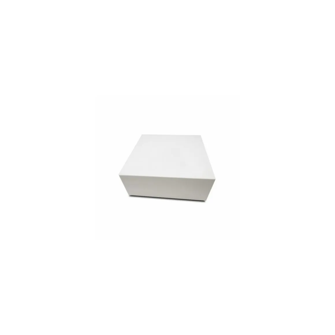 Boite pâtissière blanche en carton 20 x 20 x 8 cm - par 50