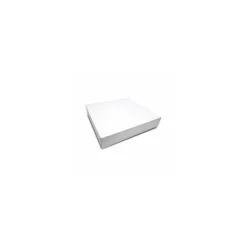 Boite pâtissière blanche en carton 26 x 26 x 5 cm - par 50