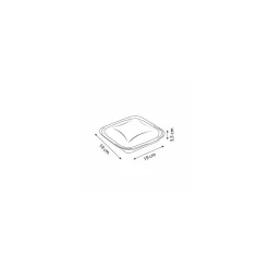 Boite salade Crudipack cristal PET 75 cl - par 70