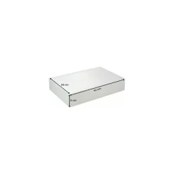 Boite traiteur carton blanc 42 x 28 x 6 cm - par 25
