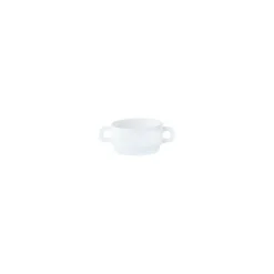 Bol à consommé uni blanc verre trempé 32cl ø 10,2 cm - par 6